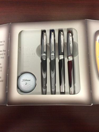 Bic Triumph Roller Pen Set With Titleist 2 Golfball