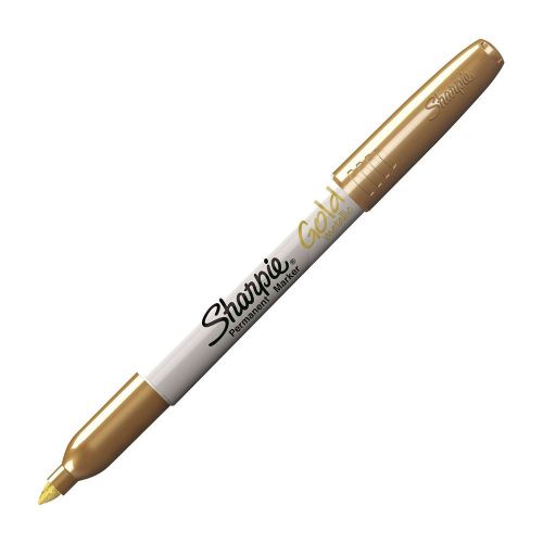 Sharpie Fine Pt Perm Marker, Metallic Gold (Sharpie 1823889) - 1 Each NEW