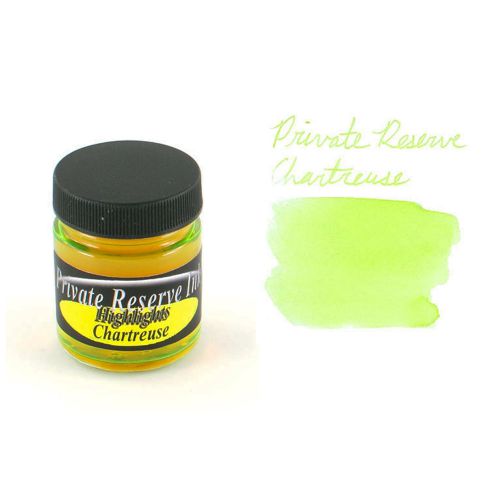 Private Reserve Fountain Pen Bottled Ink, 50ml, Highlighter Chartreuse Yellow