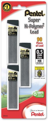 Per hi polymer lead refills 0.5 mm 90 pieces triple threat c25bphb3-k6 for sale