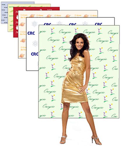 8&#039; x 8&#039; Step and Repeat Banner and red carpet package