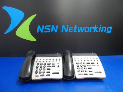 Lot of 2x NEC Dterm 80 DTH-16-1(BK) TEL 780086 Handset SEE DESCRIPTION