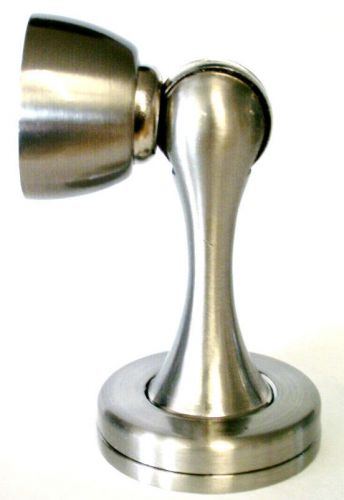 MX-1 Designer Satin Nickel *MAGNETIC* Door Stop ~ Heavy Commercial Grade Quality