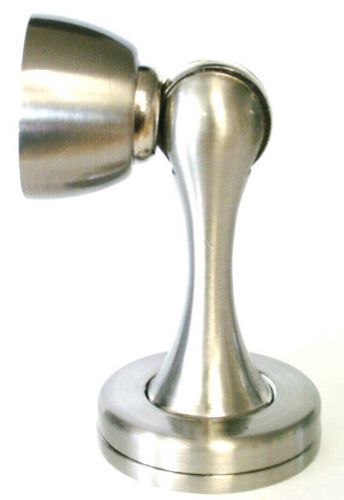 Mx1 satin nickel *magnetic* door stop / holder ~ heavy commercial grade quality for sale