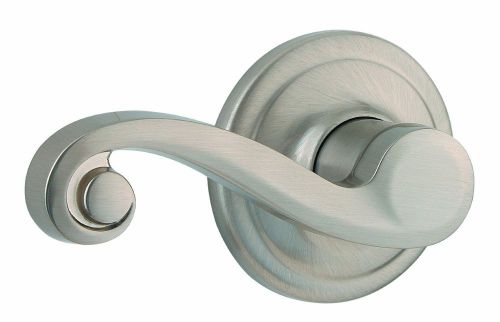 Kwikset lido left-handed half-dummy lever in satin nickel, 2 pack for sale