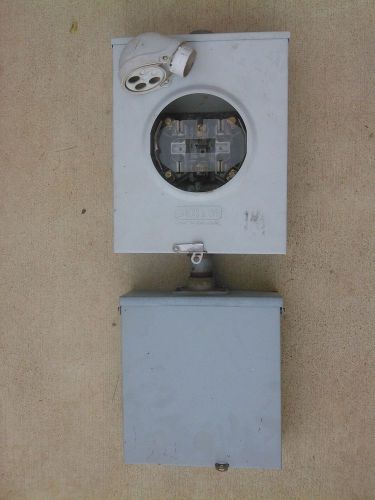 100 Amp Meter Base w/ Outdoor Breaker Panel (Landis &amp; Gyr Type 3 Enclosure)