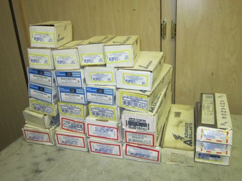 LARGE LOT ADVANCED LIGHTING BALLASTS UNUSED ICN2S110SC MORE