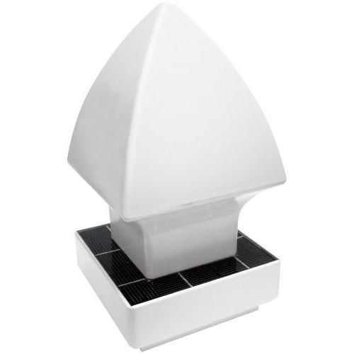 Pine Top 511-0012 Plastic Solar Post Cap Light, White Finish New