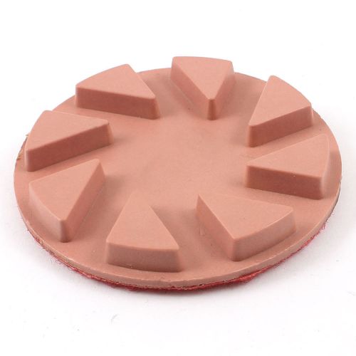 Hot Red Grit 400 Concrete Stone Marbles Diamond Polishing Pad 3 Inch Dia