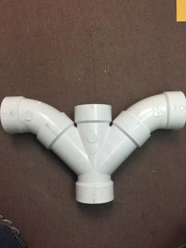 3&#034; PVC DWV Double Combination