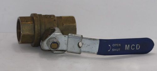 Plumbing&#034;Nibco 1/2&#034; inch Brass Ball Valve/ threads&#034; Lockable  Never Used- (B2)