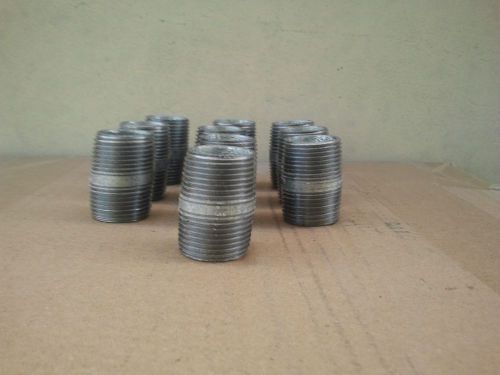 5 ~ new ~ 3/4” x 1-1/2  galvanized nipple schedule 40 welded steel for sale