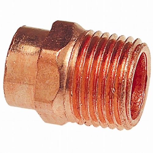 1/2&#034; C x 1/2&#034; Male NPT Threaded Copper Adapter