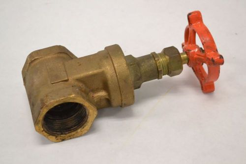 STOCKHAM B-128 300SWP 150 BRASS THREADED 1-1/4 IN GATE VALVE B265160