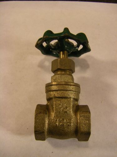 B-31#153-Plumbing-3/4&#034; Bronze Gate Valve-Made In Taiwan-Very Little Use-