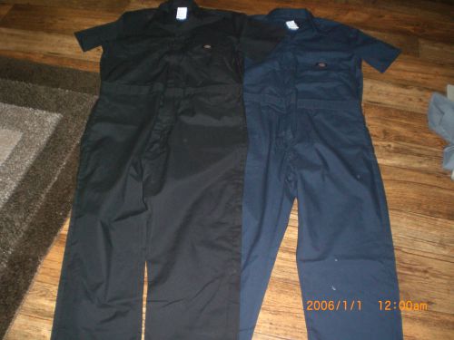 Dickies #33999 black,navy blue lot of 2 short sleeves 48 short for sale