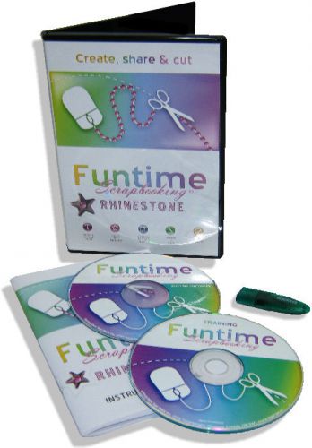 BRAND NEW software for die cutter,vinyl cutter - Funtime Rhinestone PRO 2014