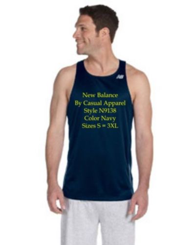 E5 N9138 Navy Blue Size 3XL  Men Tempo Running Singlet umba tank top 9138