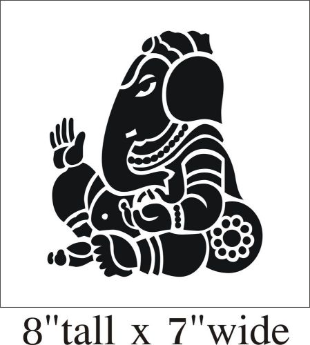 2X Om Aum Lord Ganpati Bappa Hinduism Car Truck Bumper Vinyl Sticker Decal-1810