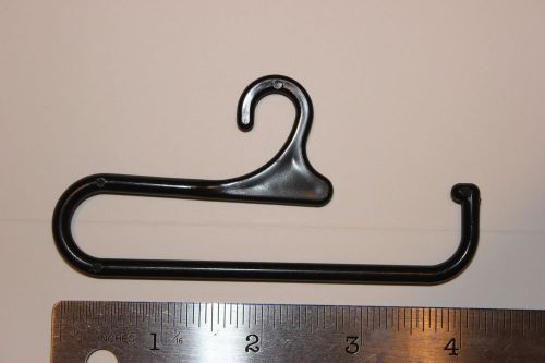 *LOT OF 50* 3.5 INCH Black RETAIL SOCK / TIE HANGERS HOOKS Commercial Retail