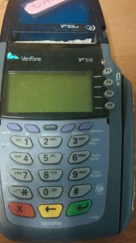 VERIFONE OMNI 5100 VX510 CREDIT CARD TERMINAL w/ POWER SUPPLY