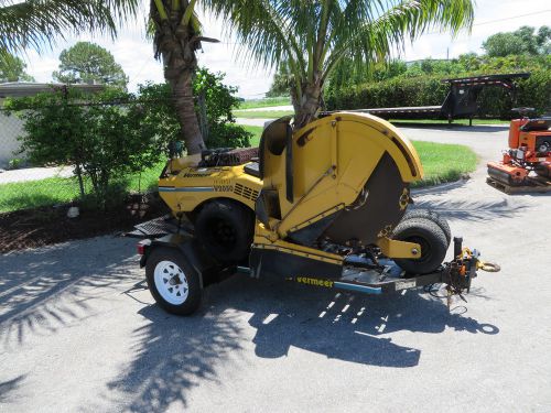 Vermeer v2050 root cutter - pruner - trailer 39 originial hrs. - ground saw for sale