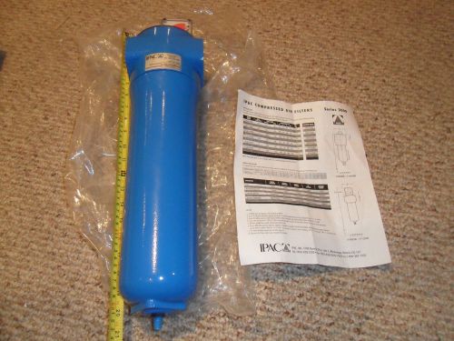 IPAC Compressed Air Filter 1” NPT AF-0180NG 176 CFM EKO180A New with Gauge