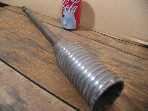 2-1/2&#034; SDS MAX Hammer Drill Core Bit w/16&#034; Shank(MILWAKEE 48-20-5140+48-03-3585)