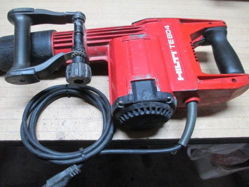 HILTI TE804 TE 804 CHIPPING / DEMOLITION HAMMER  PLUS CASE &amp; 2 BITS