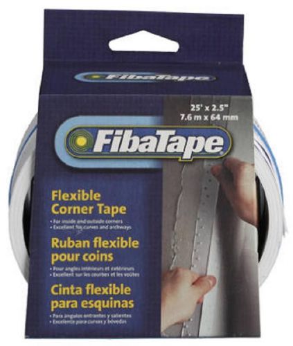 St Gobain 2-1/2&#034; x 25&#039;, White, Flexible Polymer Corner Tape FDW7739-U