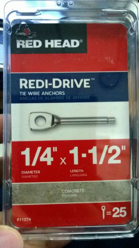 RED HEAD REDI-DRIVE TIRE WIRE ANCHORS