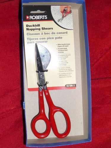 ROBERTS Carpet Tool 7&#034; Duckbill Napping Shears 10-586-3