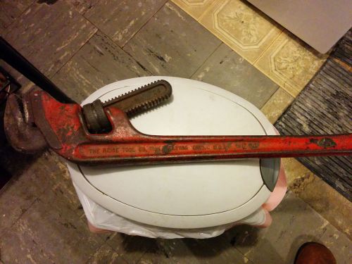 Ridgid  heavy duty end pipe wrench 24&#039; inch, elyria, ohio usa,good condition for sale