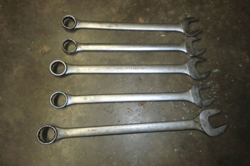 Proto LARGE Combo Wrenches 1 5/8 thru 1 7/8 1252, 1254, 1256, 1258, &amp; 1260