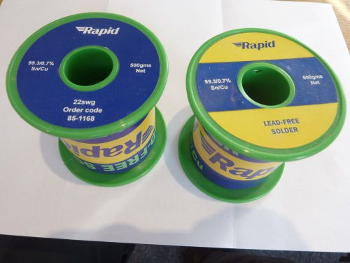 RAPID Lead Solder 22SWG 500g Reel 85-1168