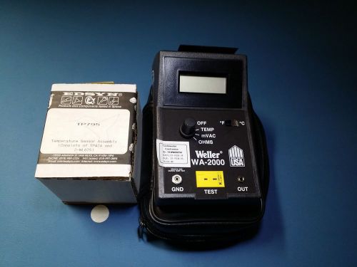 Weller wa2000 soldering iron temp. analyzer w/ tp795 temp. sensor assembly for sale