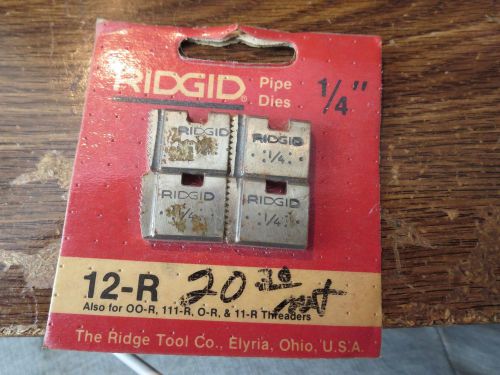 Ridgid pipe dies 1/4 inch