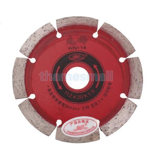 Diameter 4.4 inch diamond saw blade segmented blade for concrete brick stone new for sale