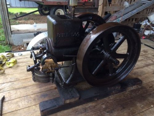 4hp bates &amp; edmonds/fairbanks bull dog hit &amp;miss engine. antique motor. old for sale