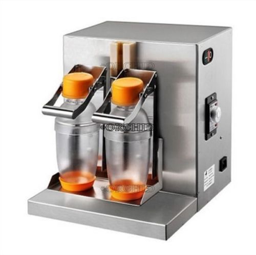 Auto making milk tea shaking double-frame machine yy120-2 shaker bubble boba for sale