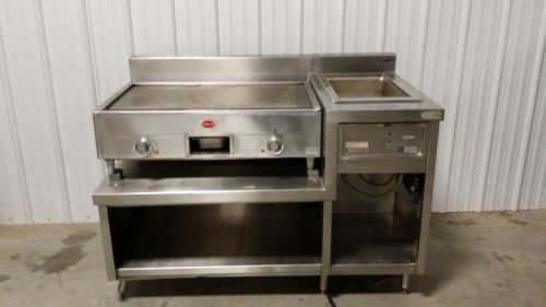 Wells 100td/af 36&#034; griddle wells g19 food warmer with stand for sale