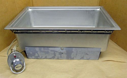 Wells SS206 Drop In Rectangular Hot Food Well Top Mount Steam Table 12&#034; X 24&#034;