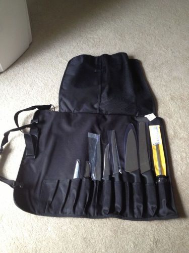 Dick pro dynamic 8 piece knife set with carrying roll bag brand new for sale