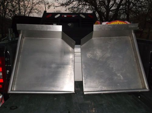 Stainless Steel Dishwashasher table ends