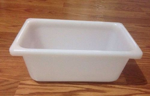 3 Pans / Food Pans Food stor Storage10&#034;X 6&#034; &amp; 4&#034; Depth White ,