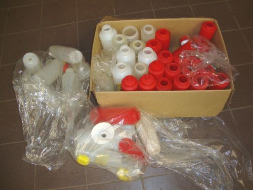 Lot of Plastic Squeeze Bottles Ketchup Sauce Condiments