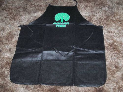 12 DOLLAR TREE BIB APRONS 3pocket Blk w/logo