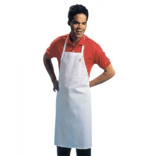 Johnson Rose 30970 Poly / Cotton One-Pocket Bib Apron 35&#034; X 39&#034;