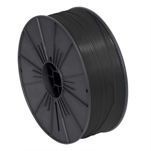 Box Partners 5/32&#034;x7000&#039; Black Plastic Twist Tie Spool. Sold as 1 Per Case