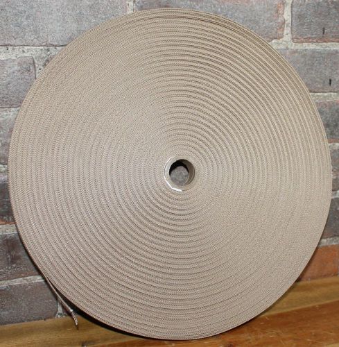 1&#034; Desert Tan Nylon Webbing Strapping 100 Yard Roll